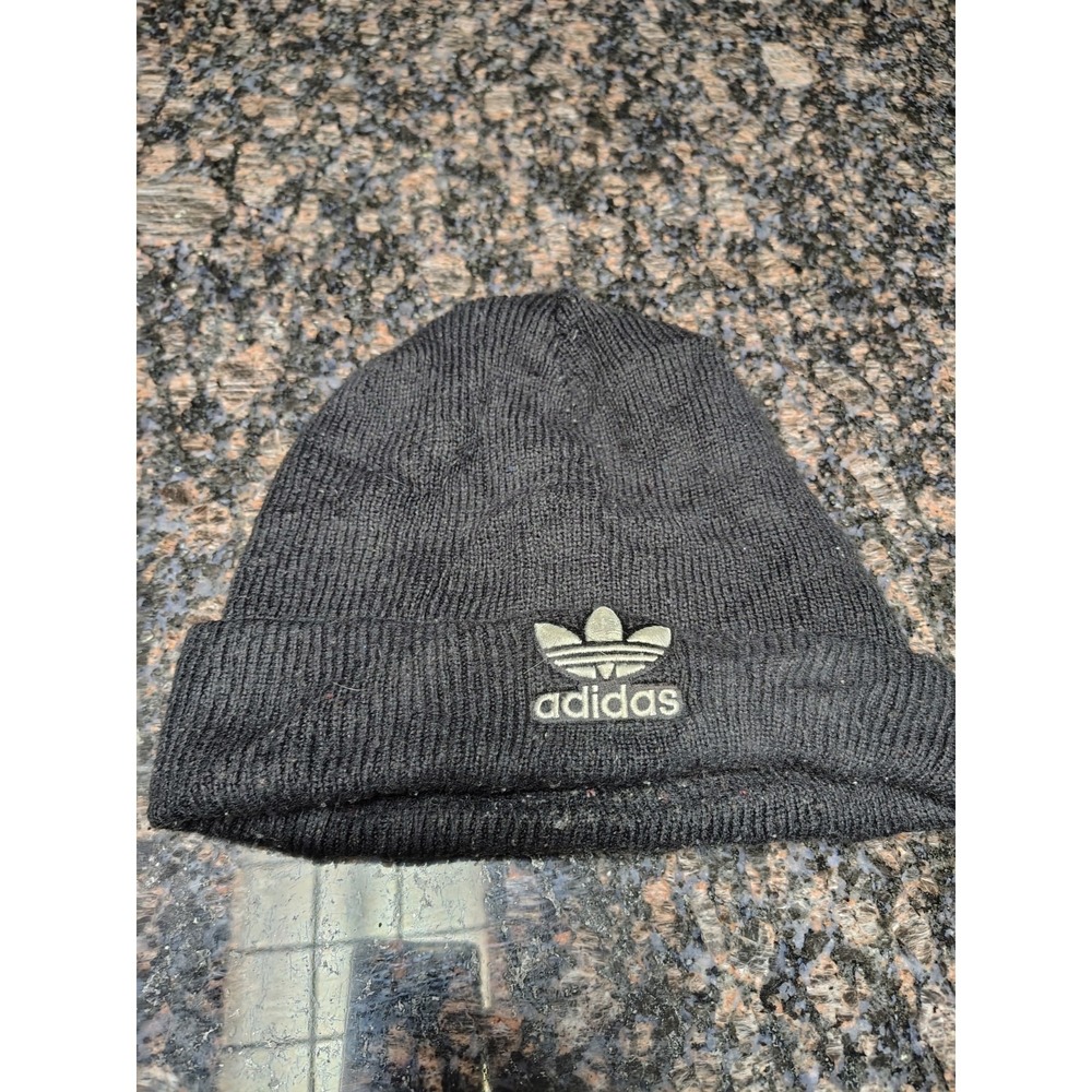 adidas Originals Trefoil Men's Beanie Hat - Black, One Size